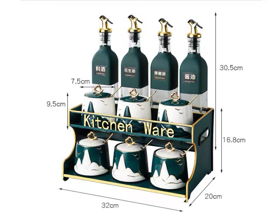 Set gia vị Fashionable 11/15 chi tiết