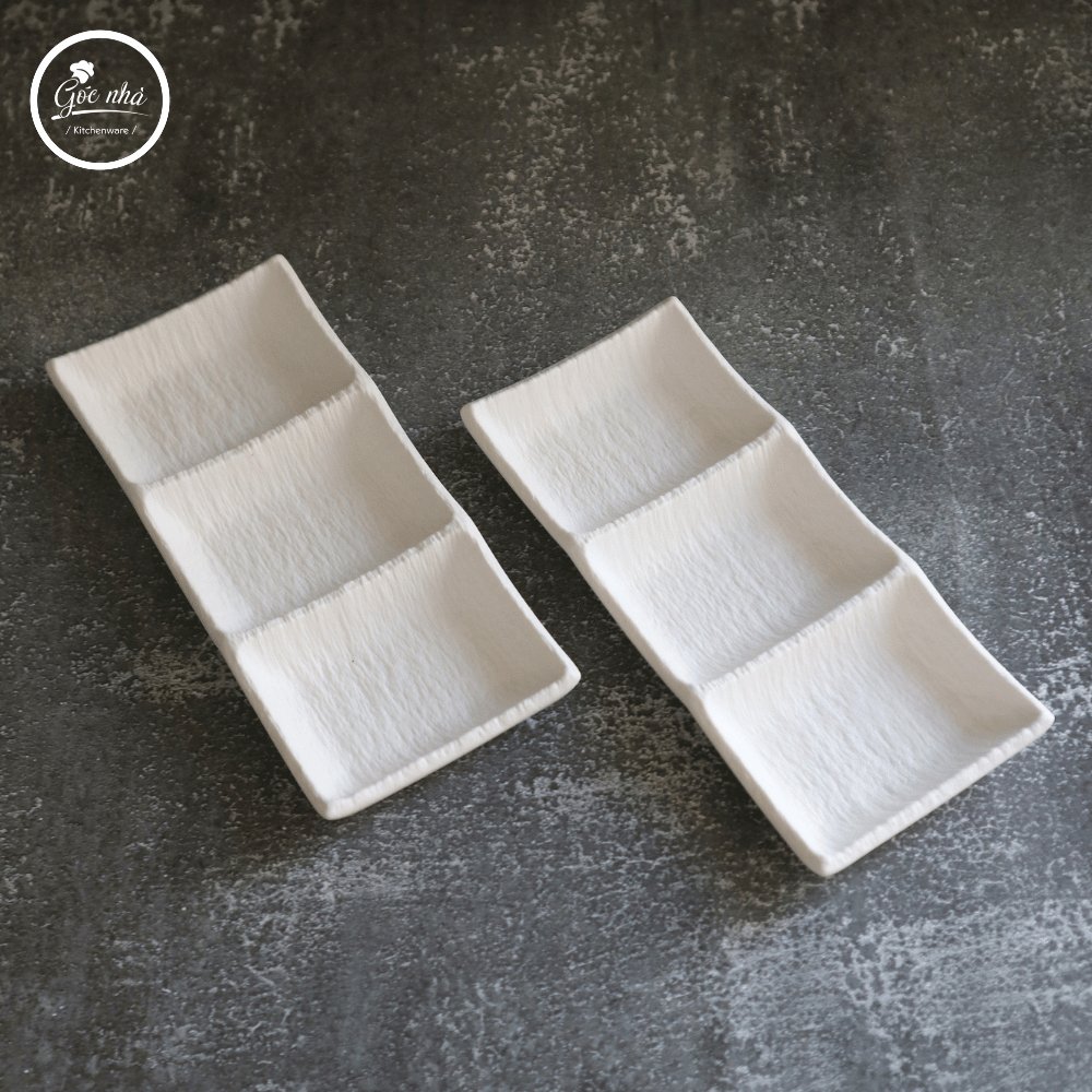 Đĩa Gia Vị Chia Ngăn Mocca