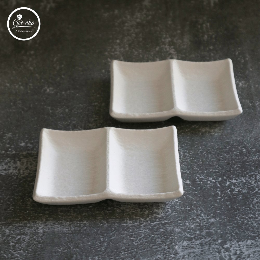 Đĩa Gia Vị Chia Ngăn Mocca