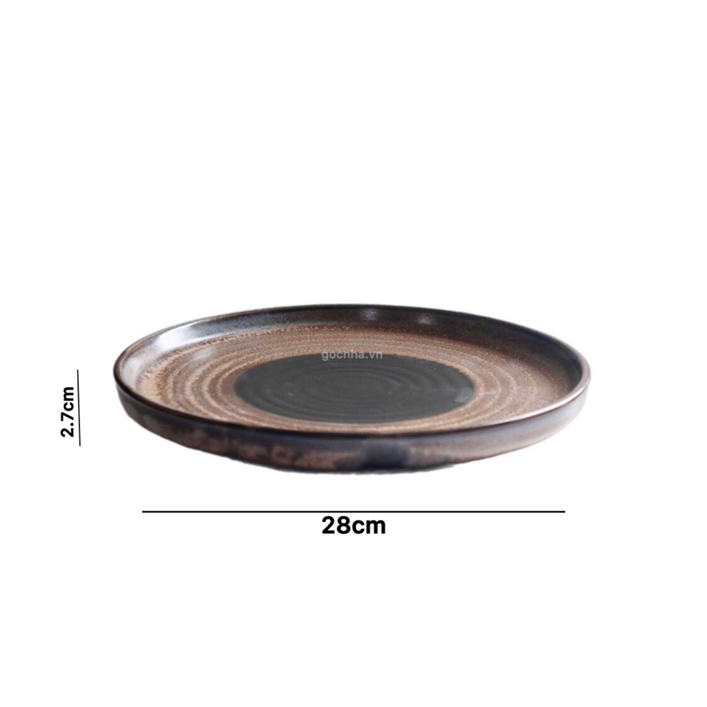 BST Bazan men hỏa biến nâu trầm tích