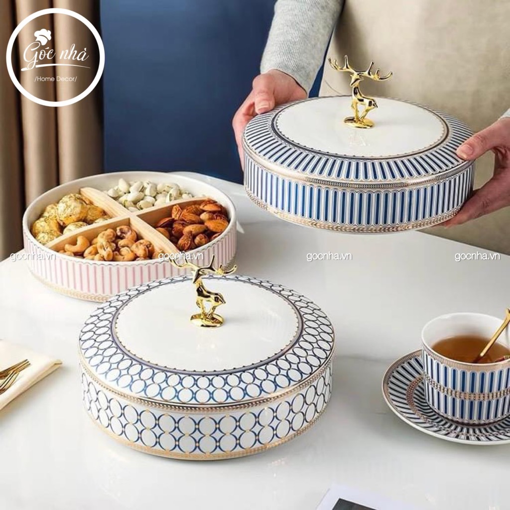 Khay mứt sứ Royal