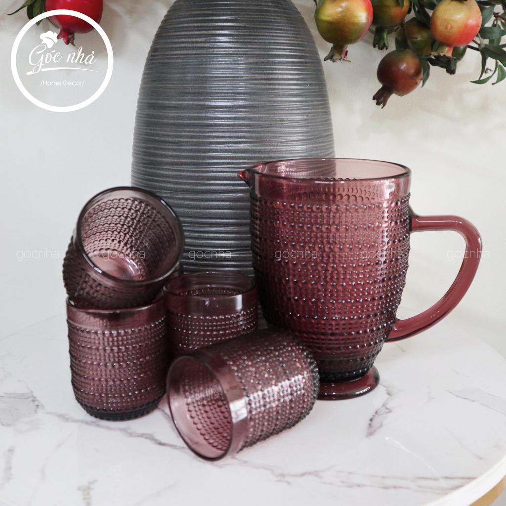 Set bình nước Boho