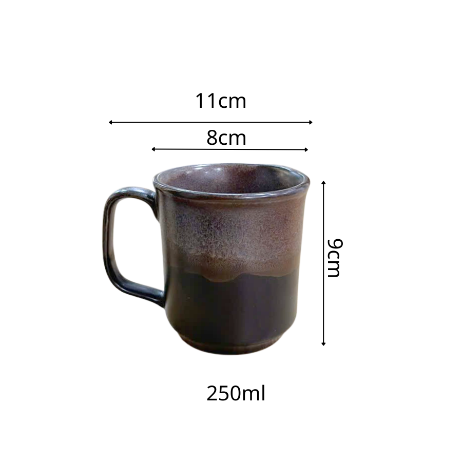 BST Bazan men hỏa biến nâu trầm tích
