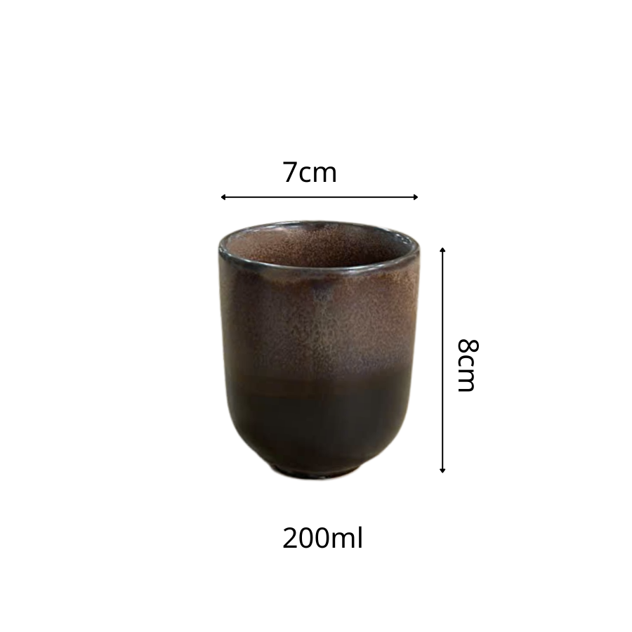 BST Bazan men hỏa biến nâu trầm tích