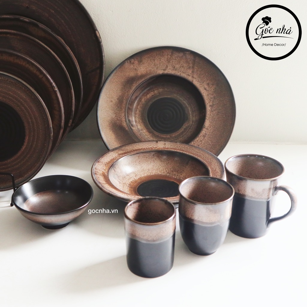 BST Bazan men hỏa biến nâu trầm tích