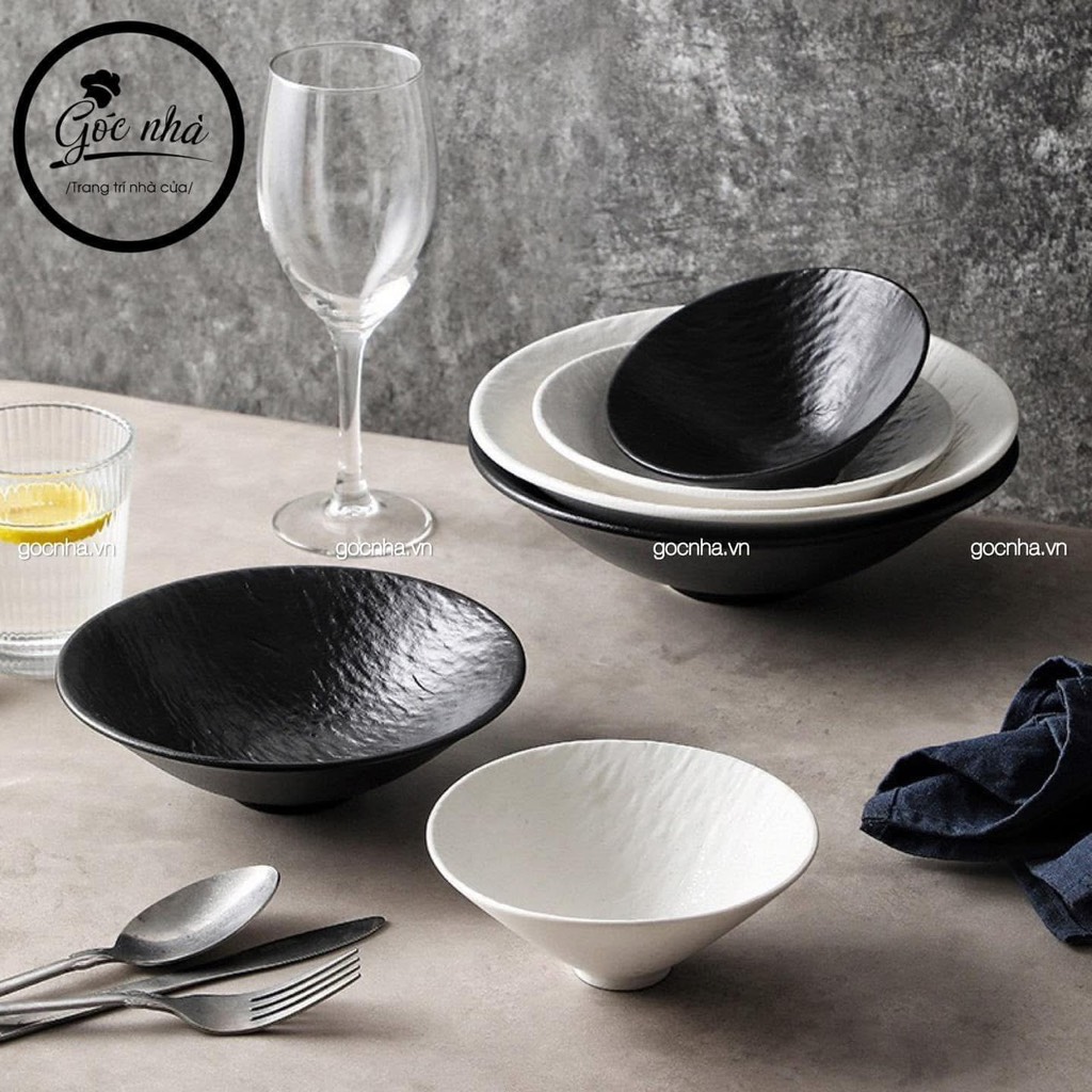 Tô/thố soup/salad Mocca hình nón