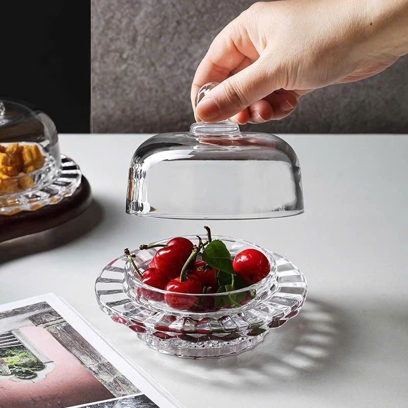 Khay Đựng Bánh Thủy Tinh Cao Cấp