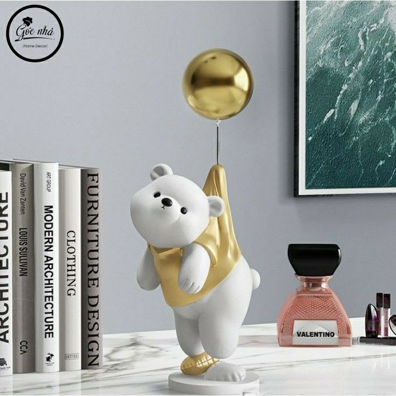 Gấu Bắc Cực Bóng Bay Decor