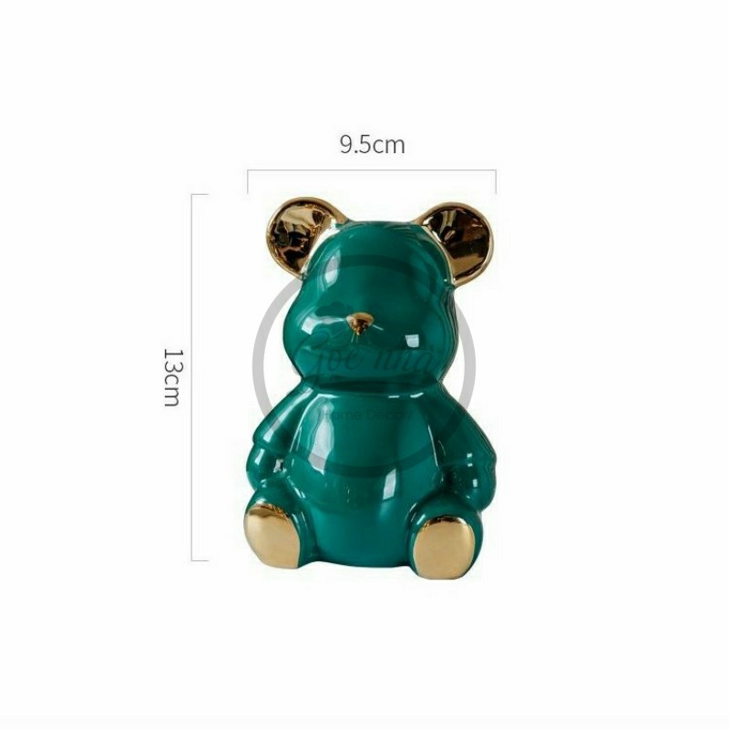 Hũ tăm sứ mini bear