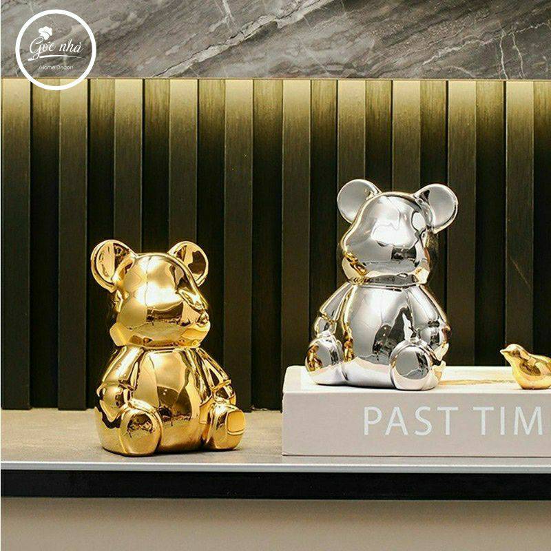 Hũ tăm sứ mini bear