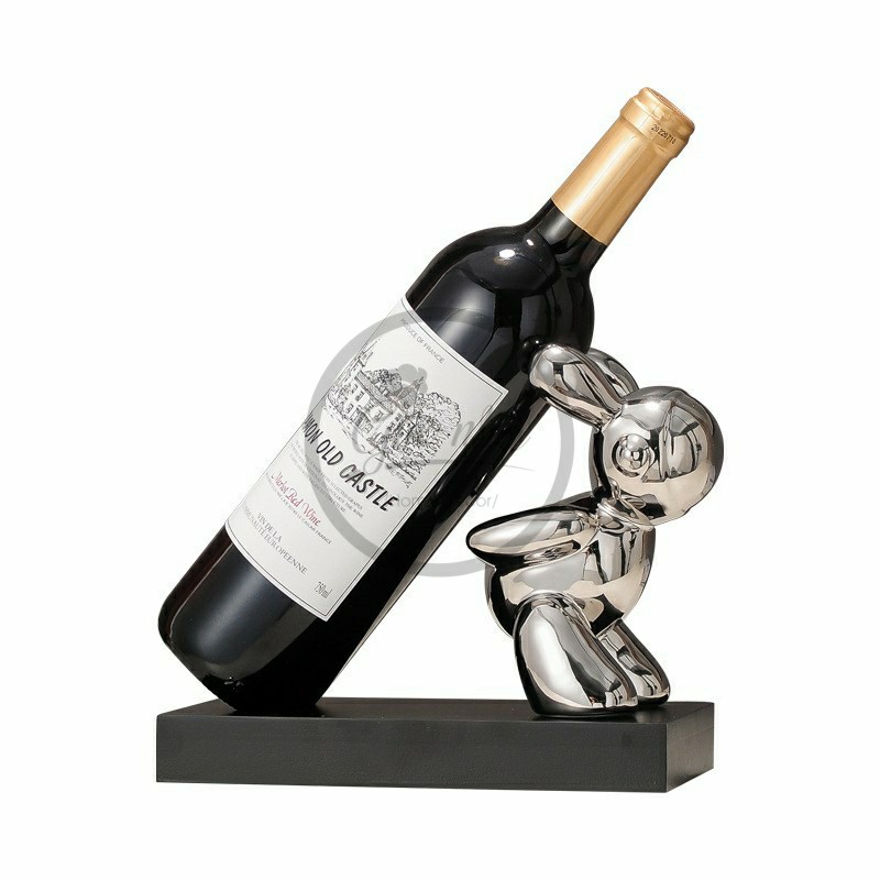 Giá/kệ đỡ chai vang thỏ/voi