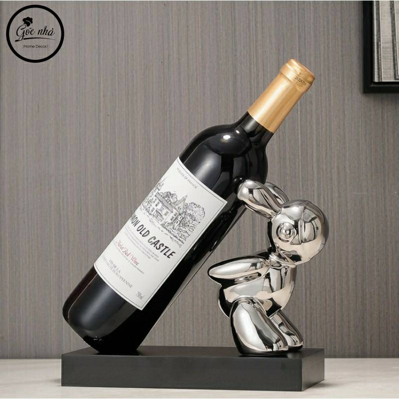 Giá/kệ đỡ chai vang thỏ/voi