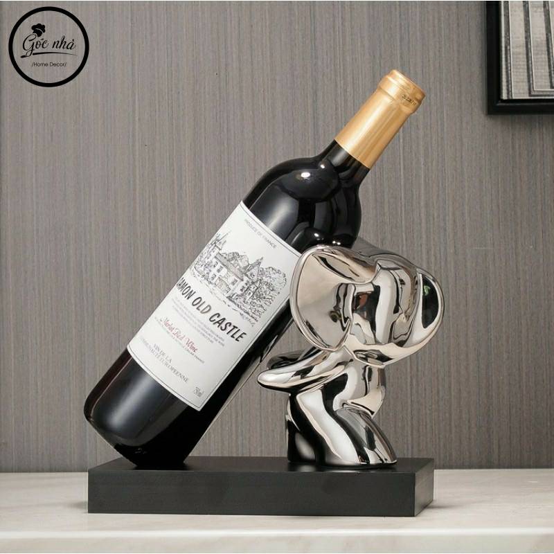 Giá/kệ đỡ chai vang thỏ/voi