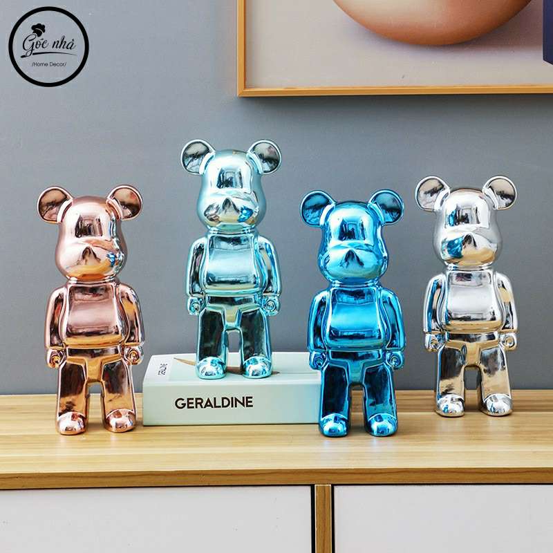 Gấu bearbrick colourful 28cm