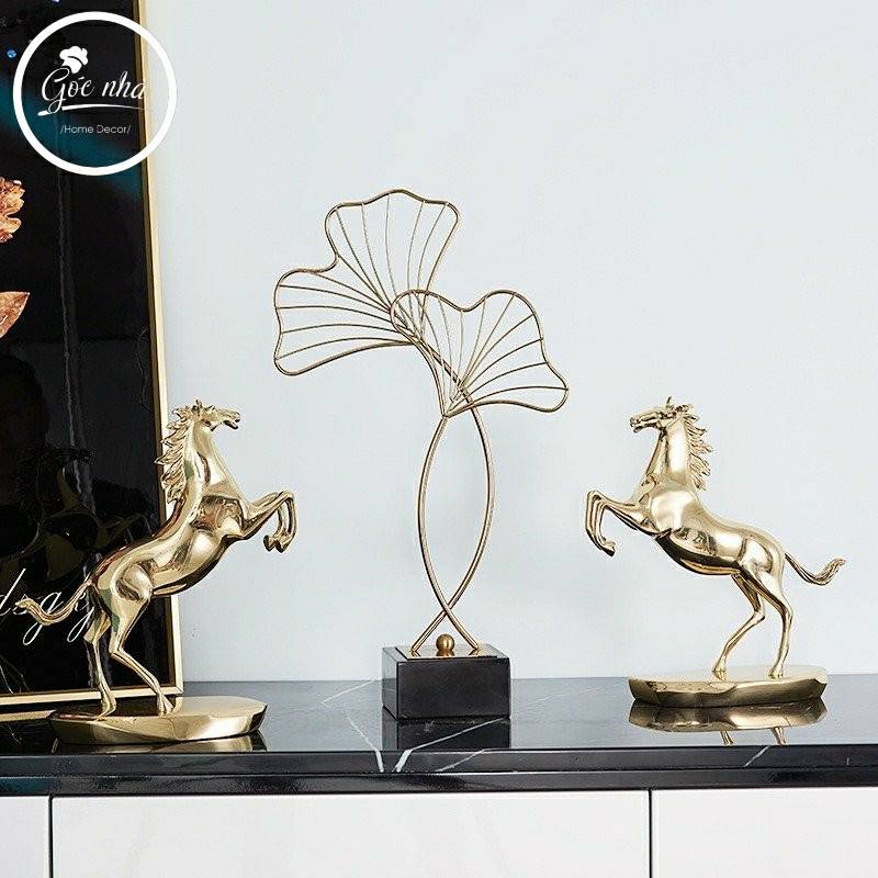 Phù điêu lá Gingko đơn đồng nguyên khối