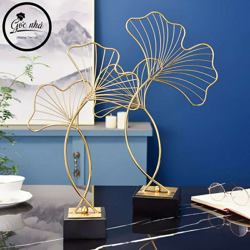 Phù điêu lá Gingko đơn đồng nguyên khối