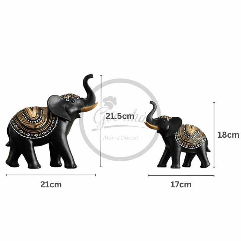 Cặp tượng voi Vương giả