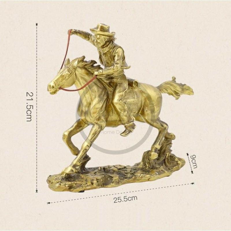 Tượng "Cao bồi cưỡi ngựa"