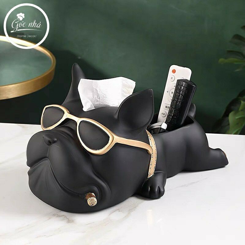 Tượng Bull Dog Dáng Nằm