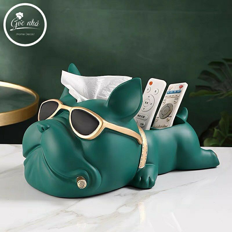 Tượng Bull Dog Dáng Nằm