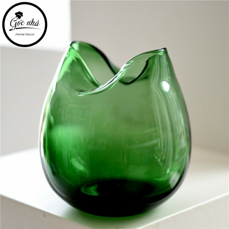 Bình hoa thủy tinh Green Aname