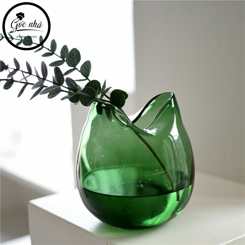 Bình hoa thủy tinh Green Aname