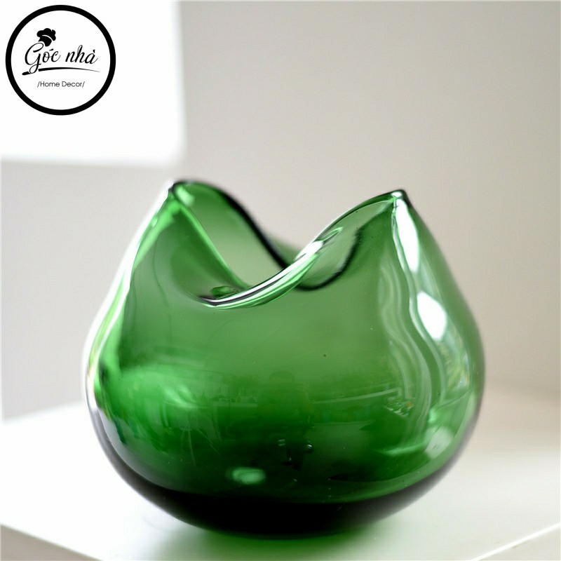 Bình hoa thủy tinh Green Aname