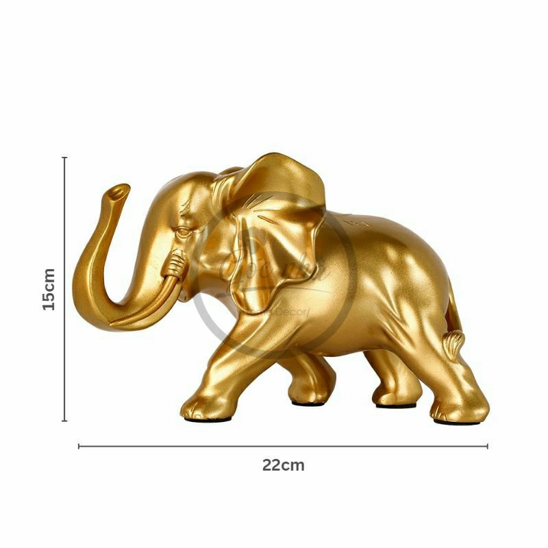 Tượng Voi Vàng Tài Lộc Golden Elephant
