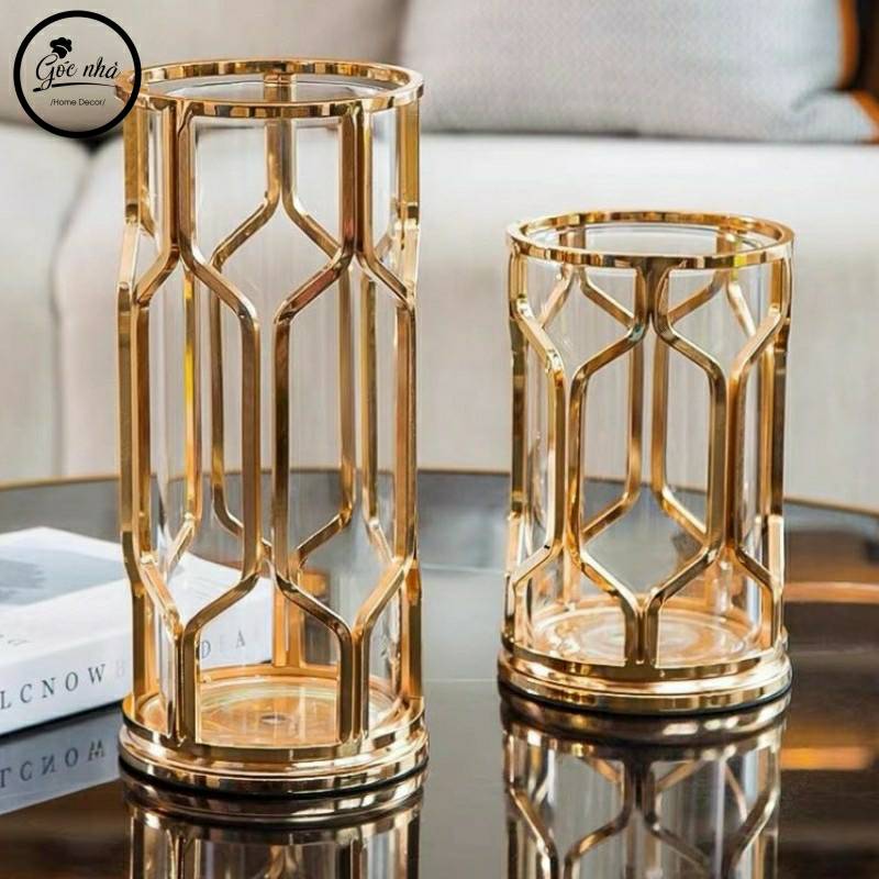 Bình Hoa Thuỷ Tinh Hourglass