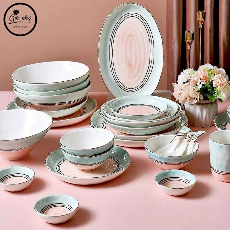 Set Chén Bát Sứ Hastis Light 22 món