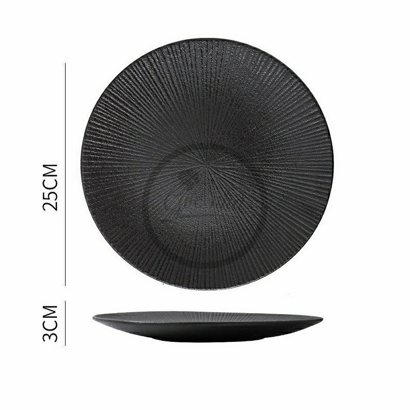 Dĩa tròn vân tia Neri Plate