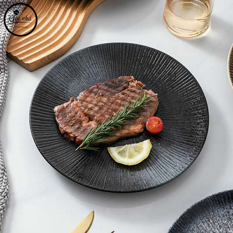 Dĩa tròn vân tia Neri Plate