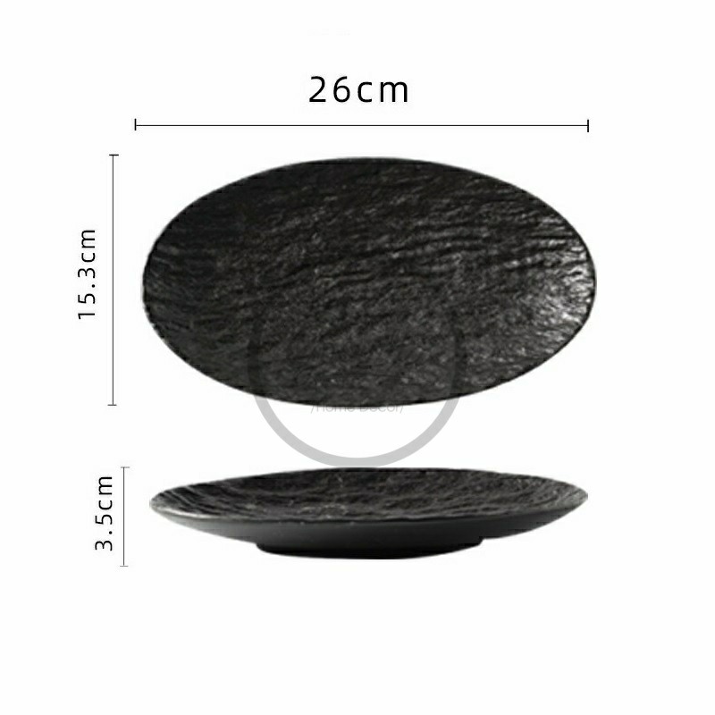 Dĩa oval Lava