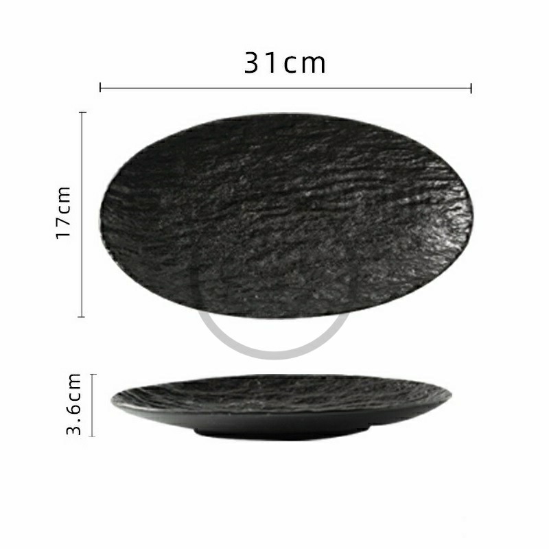 Dĩa oval Lava