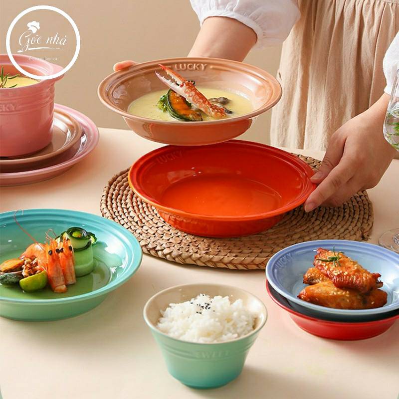 Set chén bát Rainbow