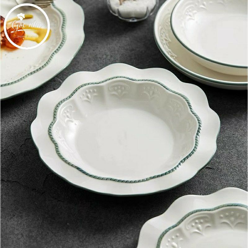 Set chén bát Jasmine