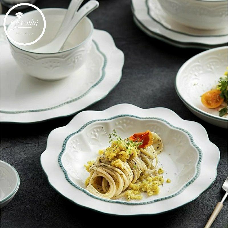 Set chén bát Jasmine