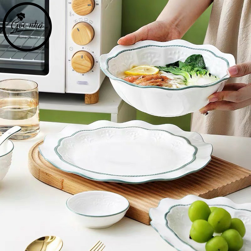 Set chén bát Jasmine