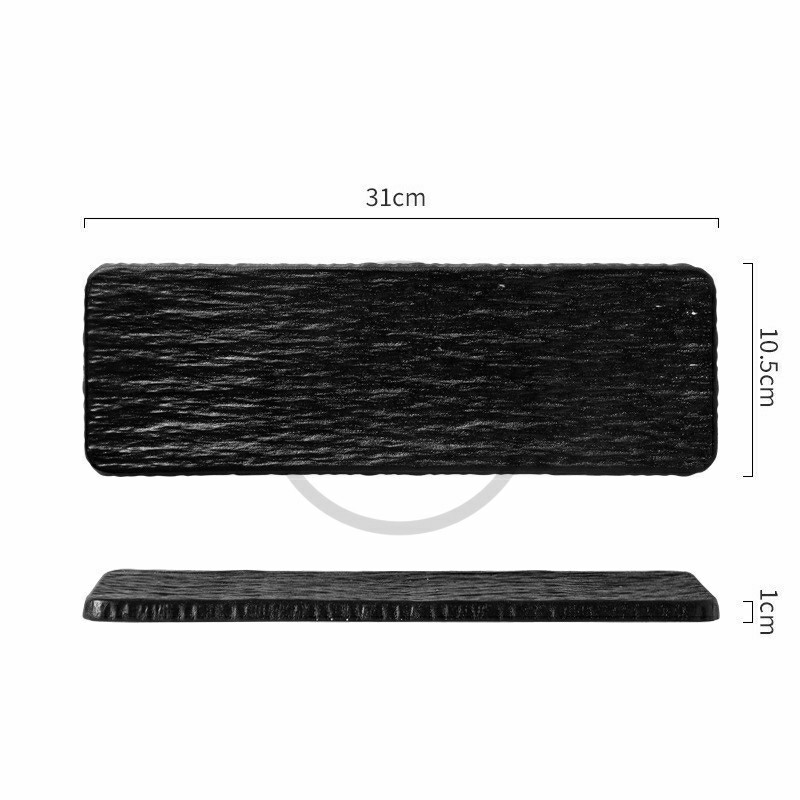 Dĩa sushi Mocca vân sần