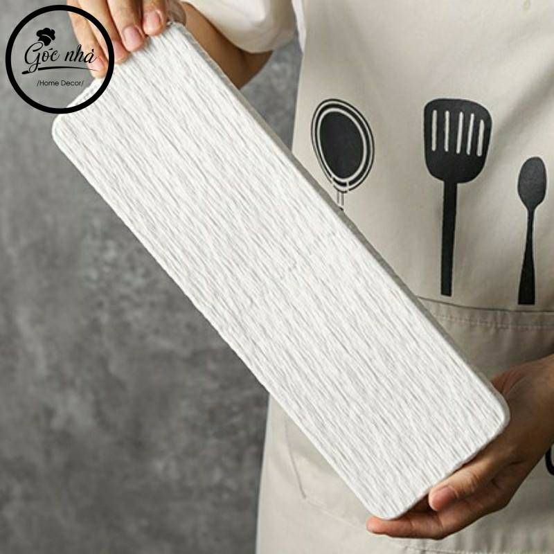 Dĩa sushi Mocca vân sần