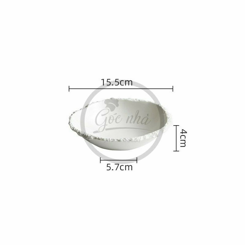 Tô Sứ viền Coral Cao Cấp