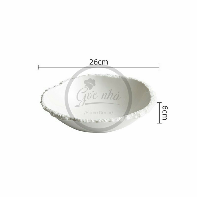 Tô Sứ viền Coral Cao Cấp