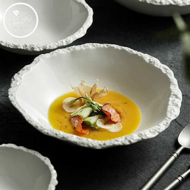 Tô Sứ viền Coral Cao Cấp