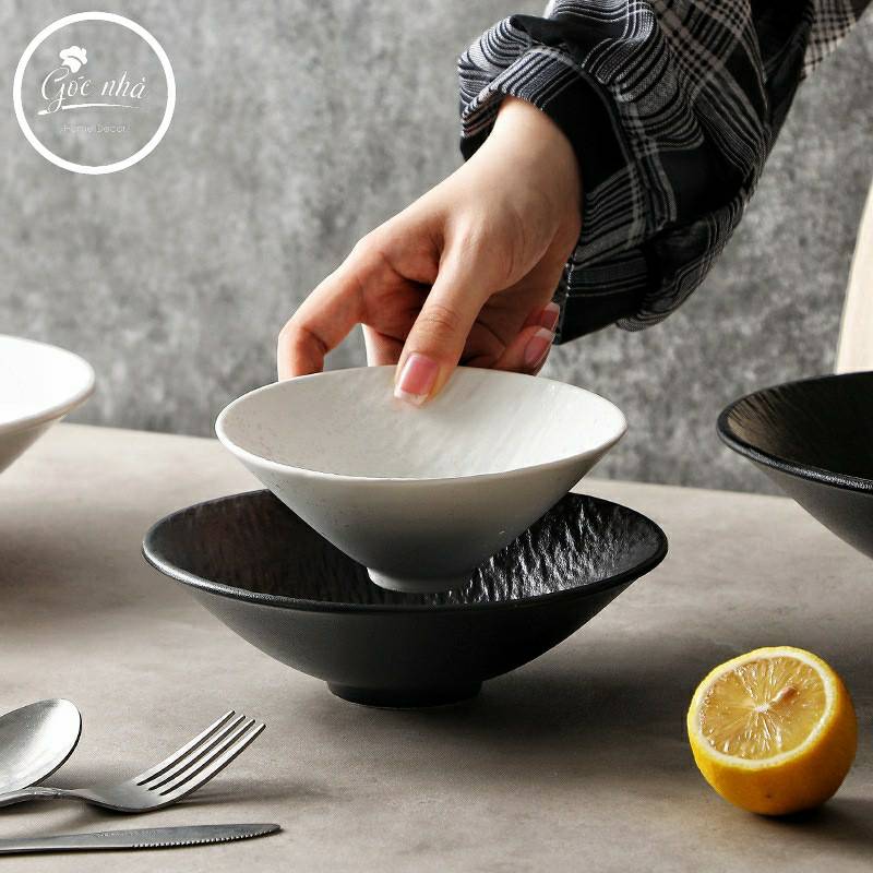 Tô/thố soup/salad Mocca hình nón