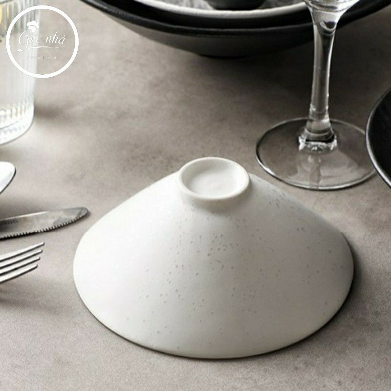 Tô/thố soup/salad Mocca hình nón