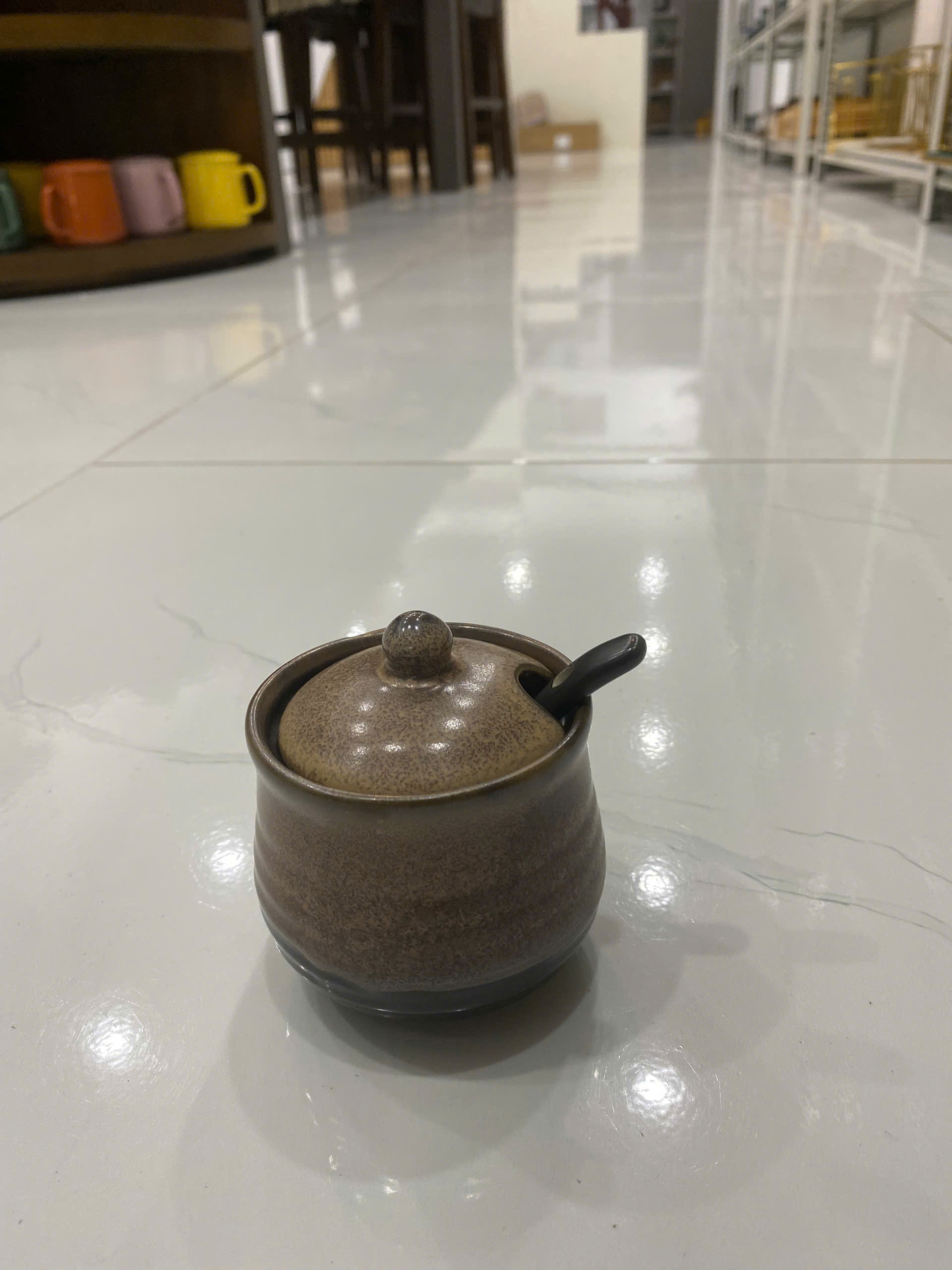 BST Bazan men hỏa biến nâu trầm tích