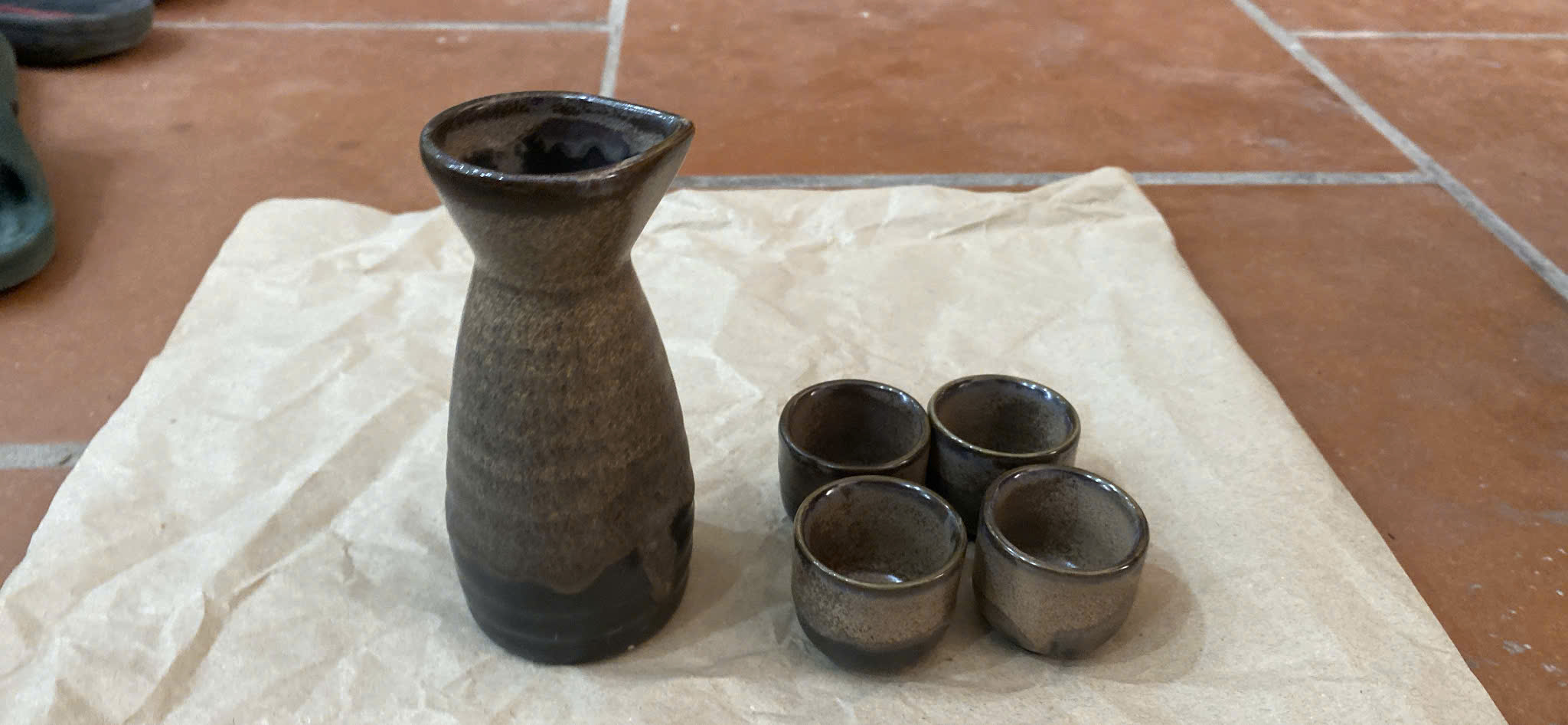 BST Bazan men hỏa biến nâu trầm tích