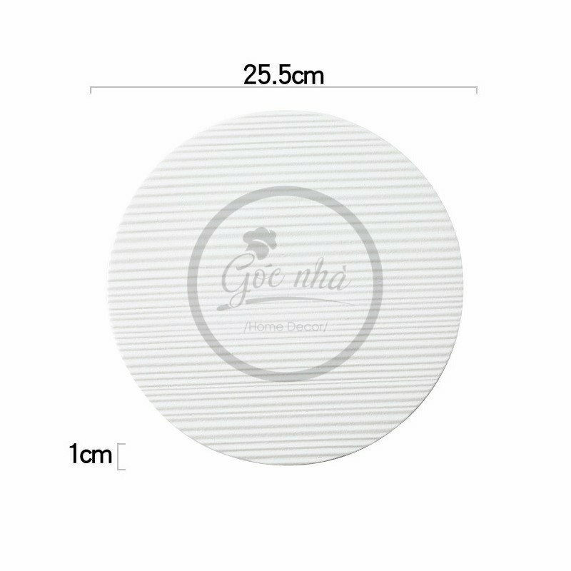 Dĩa tròn/ vuông/chữ nhật kẻ sọc
