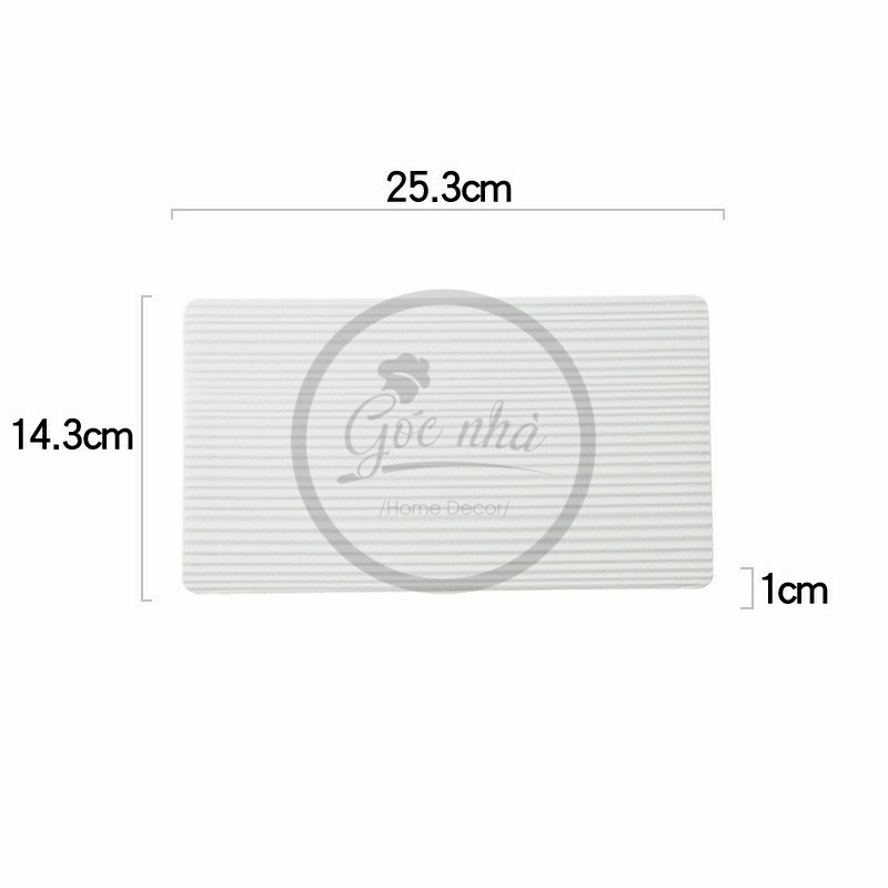 Dĩa tròn/ vuông/chữ nhật kẻ sọc
