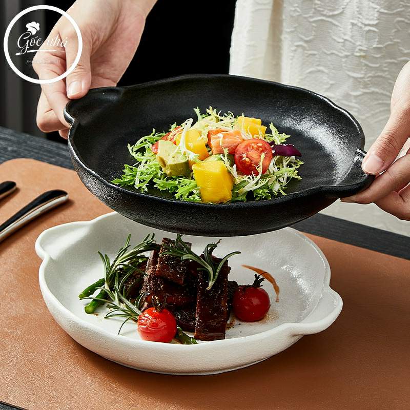 Dĩa sâu 2 quai Mocca tròn